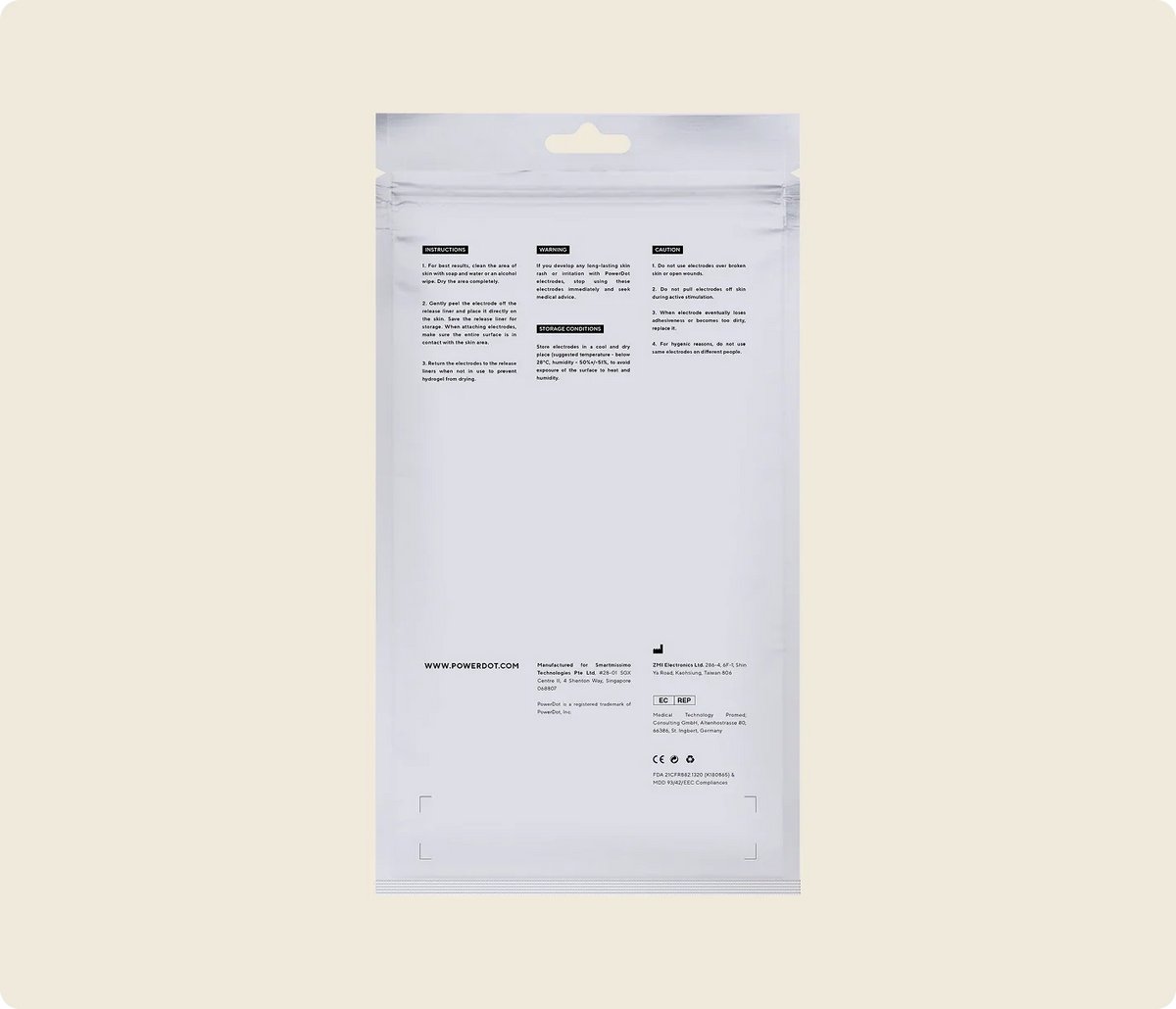 PowerDot 2.0 Butterfly Back Pad